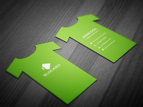 T-Shirt商業名片設計
