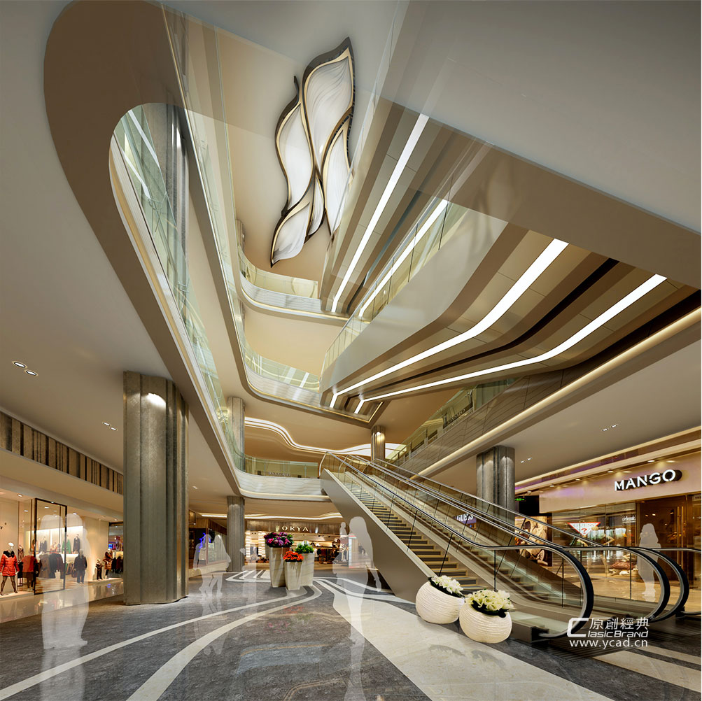 商場專賣店內部空間設計